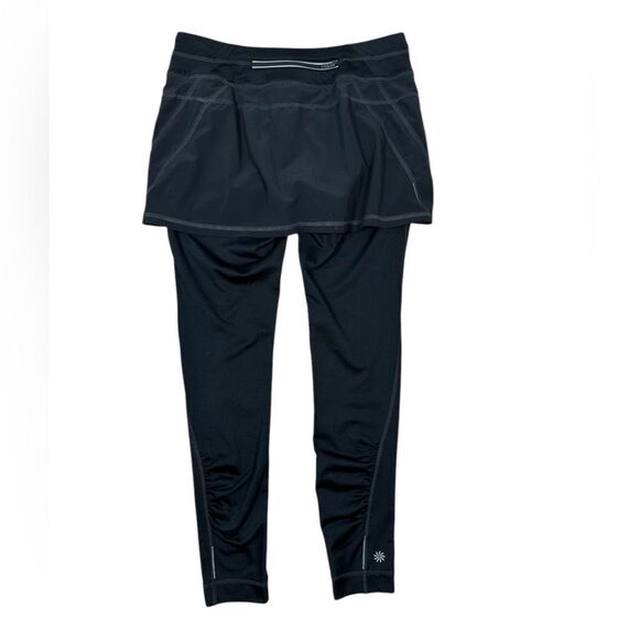 Athleta Women’s Black 2 in 1 Legging & Attached Activewear Skort - Picture 3 of 10